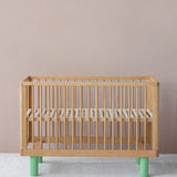 KARL & FRIC Ledikant Nox - Naturel met groene poten image 2