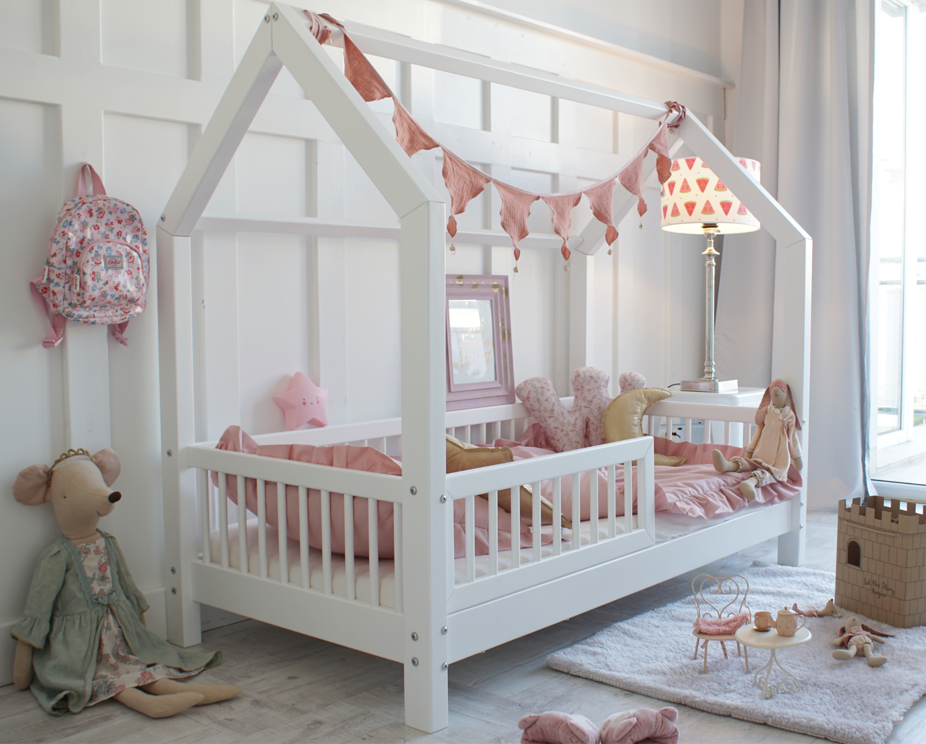 Bedhuisje Perle Wit - Eenpersoons 90x200cm image 1