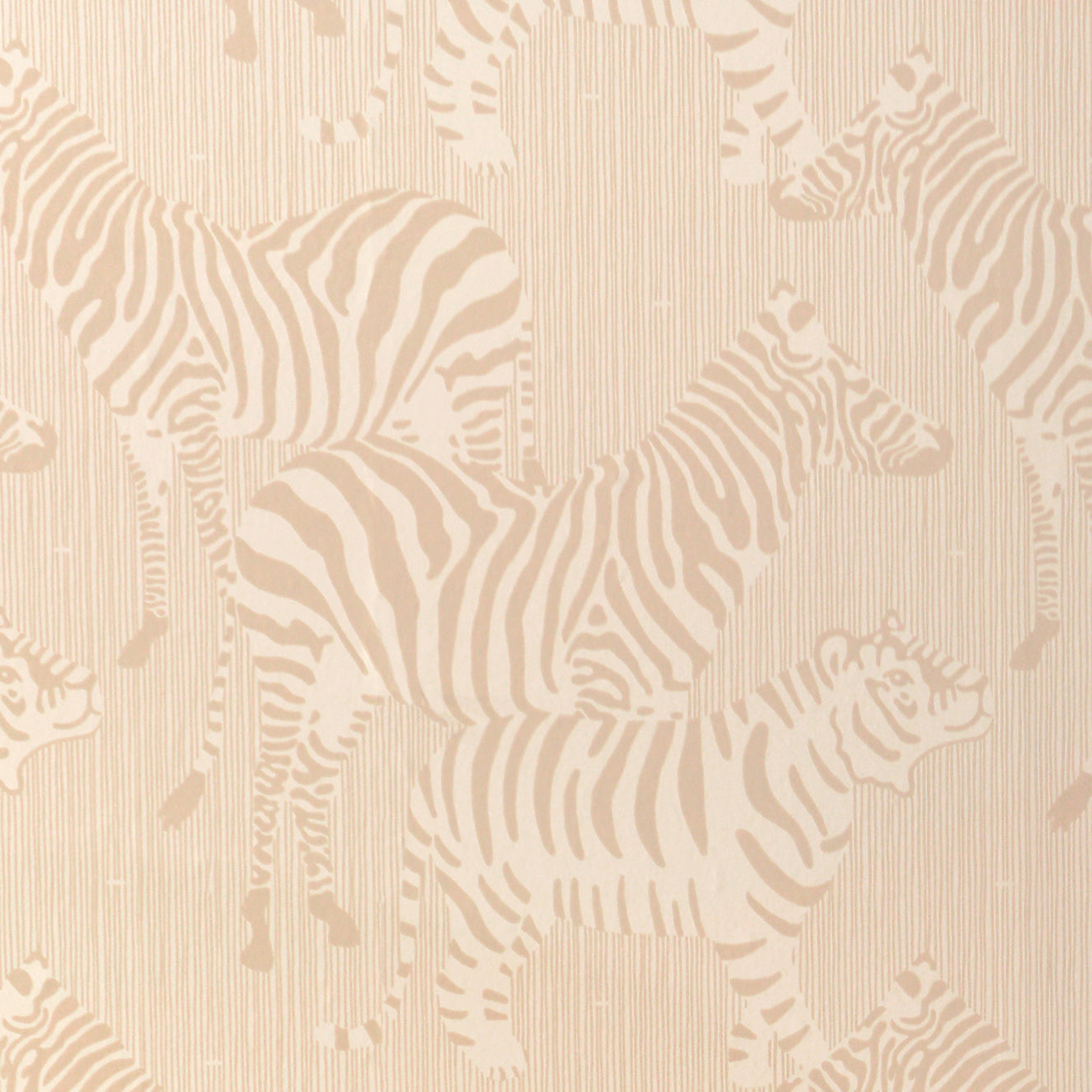 Majvillan Behang - Safari Stripes - Dusty Beige image 1