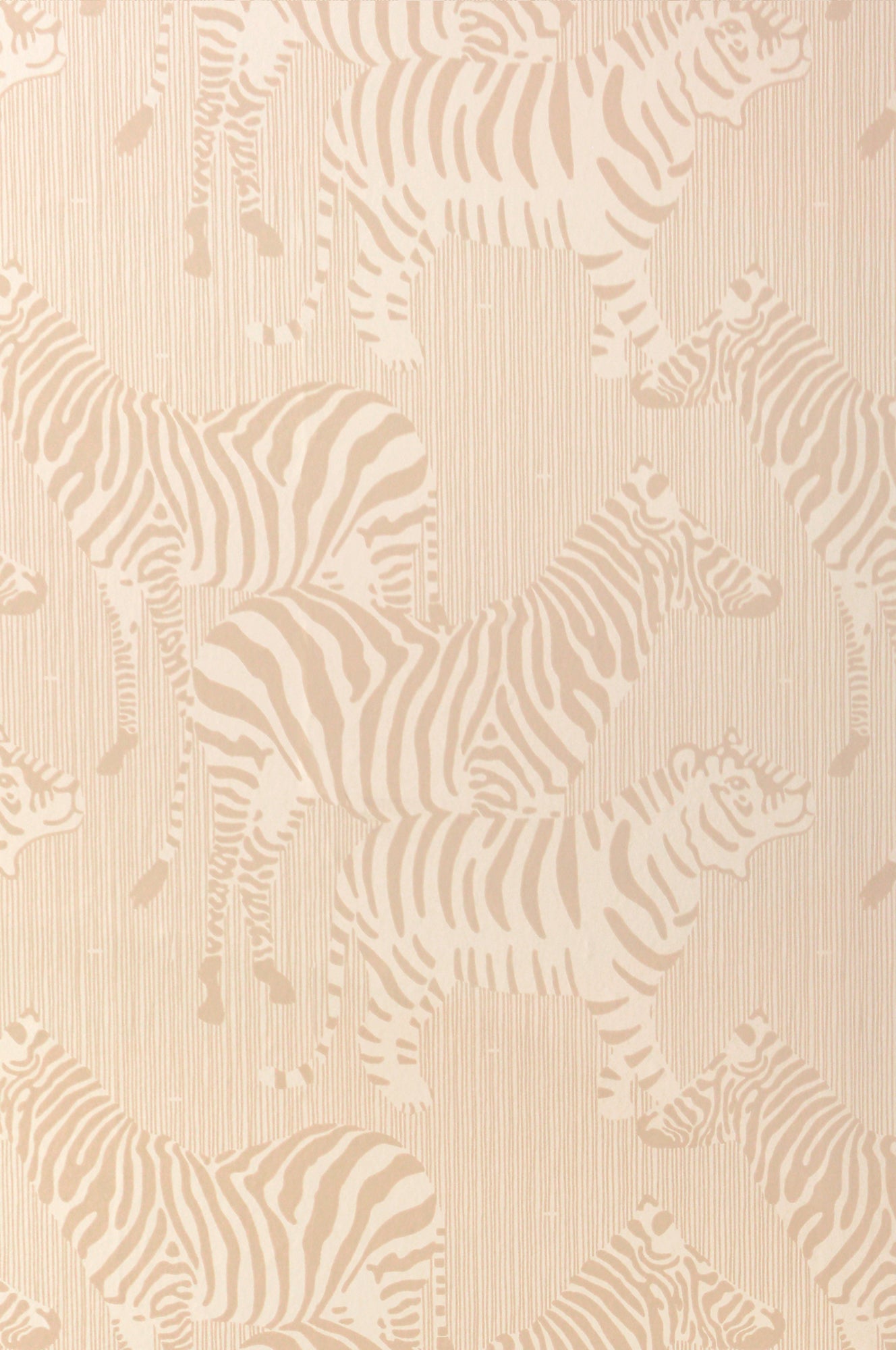 Majvillan Behang - Safari Stripes - Dusty Beige image 1