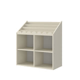 Montessori Boekenkast met Schulprand - Latte image 3