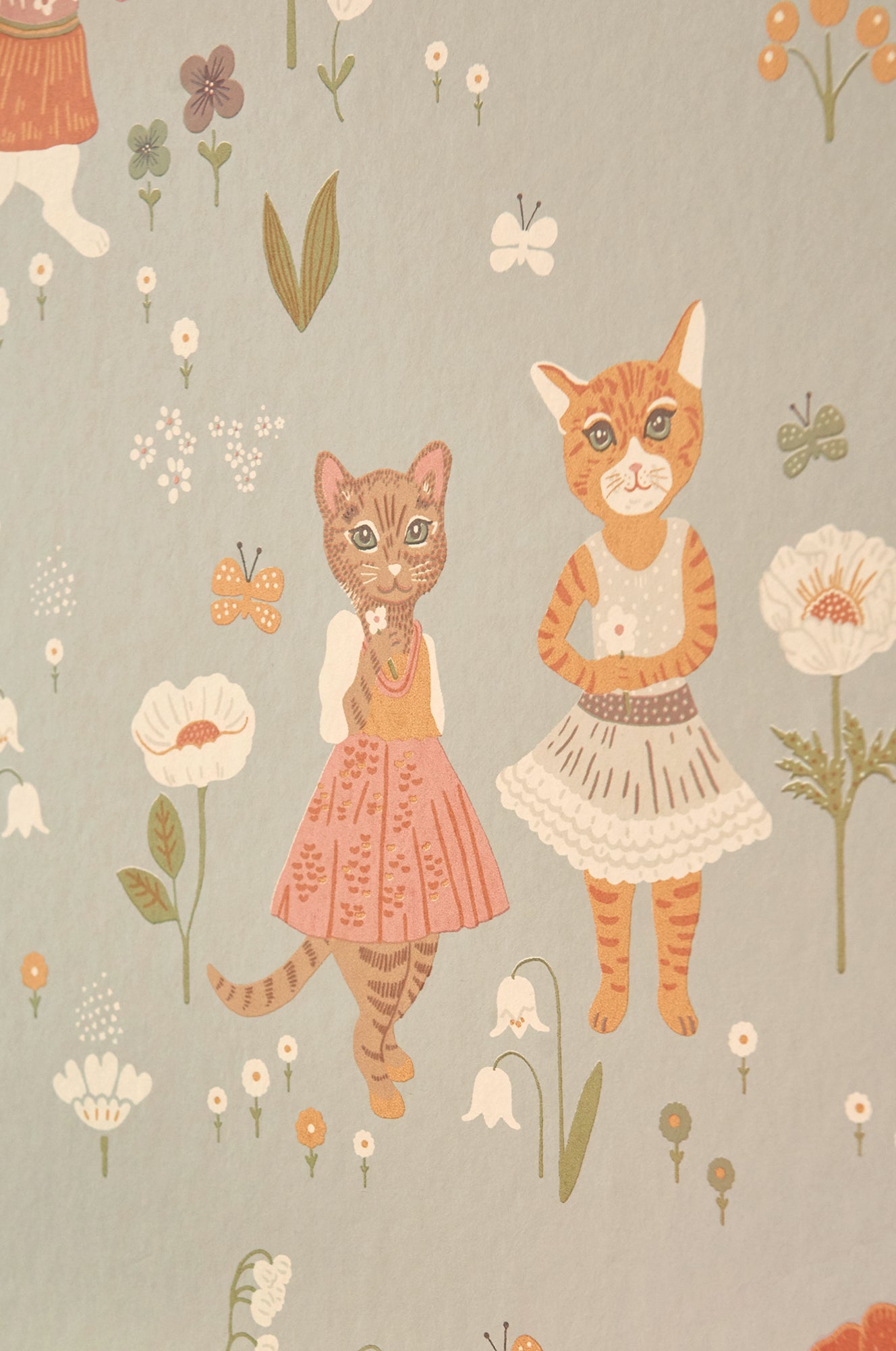 Majvillan Behang - Catwalk - Dusty Blue image 4