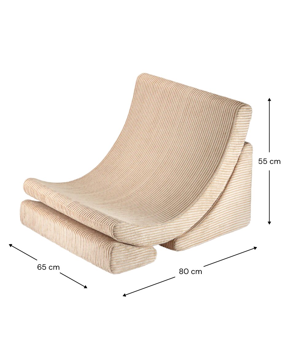 Wigiwama Kinderstoel - Brown Sugar Moon Chair image 5