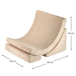 Wigiwama Kinderstoel - Brown Sugar Moon Chair image 5