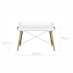 Kinderbureau Lunor - Wit image 2