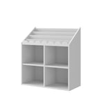 Montessori Boekenkast met Schulprand - Wit image 2