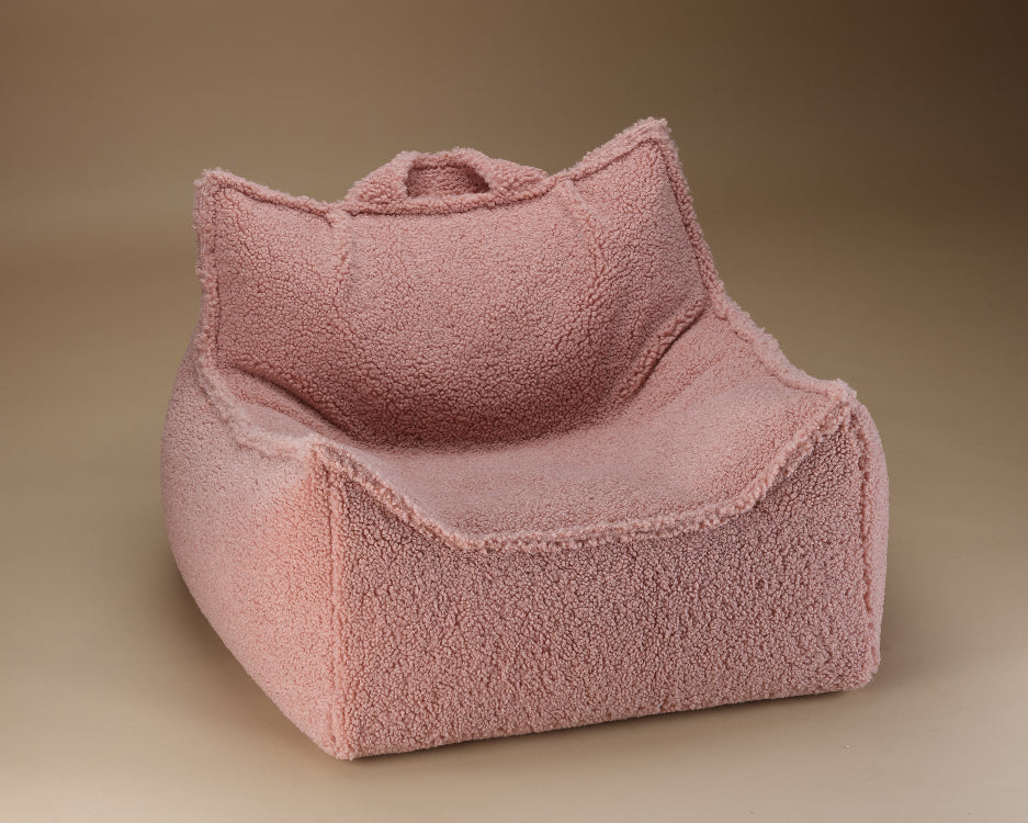 Wigiwama Zitzak voor Kinderen - Guava Pink Beanbag Chair image 5