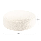 Wigiwama Kinderpoef - Cream White Ottoman image 5