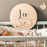 Houten Wandlamp met Ganzen en Naam image 4