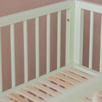 KARL & FRIC Ledikant Nox - Pistache met roze poten - 60x120cm image 4