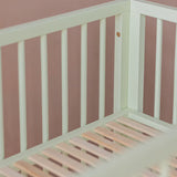 KARL & FRIC Ledikant Nox - Pistache met roze poten - 60x120cm image 4