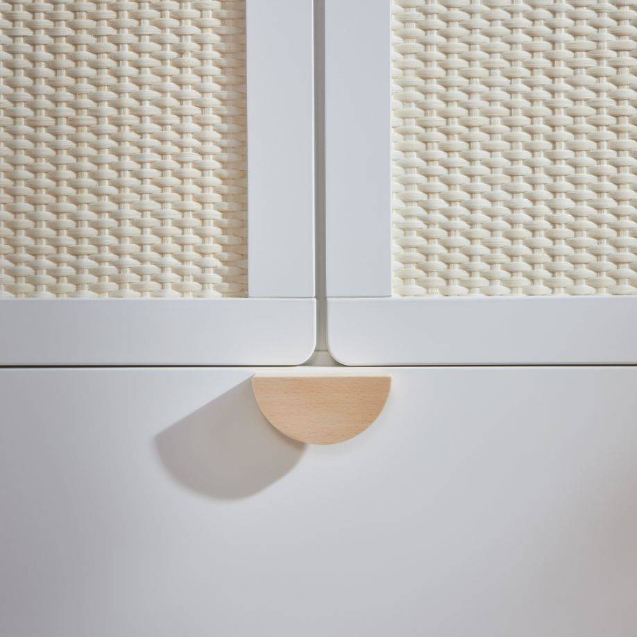 2 Deurs Kledingkast Ravena - Wit image 7