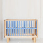 KARL & FRIC Ledikant Nox - Naturel met blauwe spijlen image 2