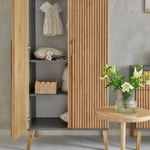 Babykamer 3-delig - naturel eiken grijs image 7