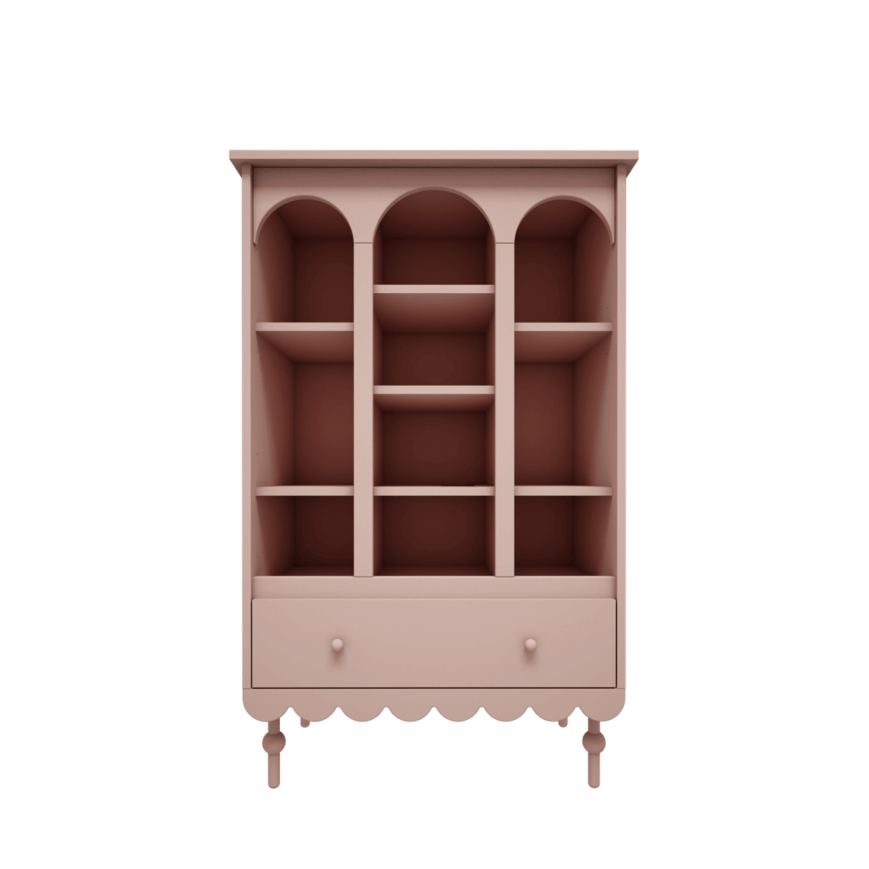 Wood Luck Boekenkast Babushka - Roze image 1