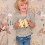 Majvillan Behang - Deep Forest - Soft Beige image 0