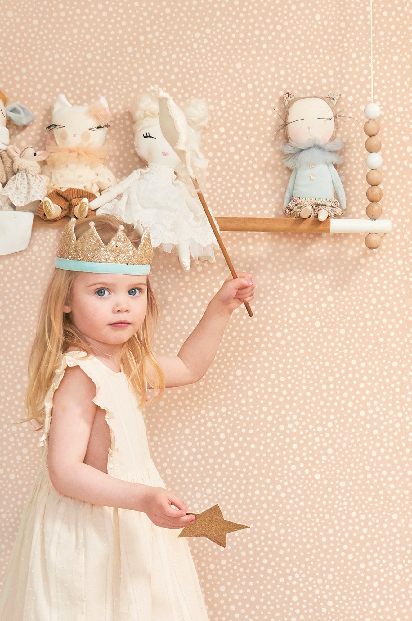 Majvillan Behang - Dots - Soft Pink image 3