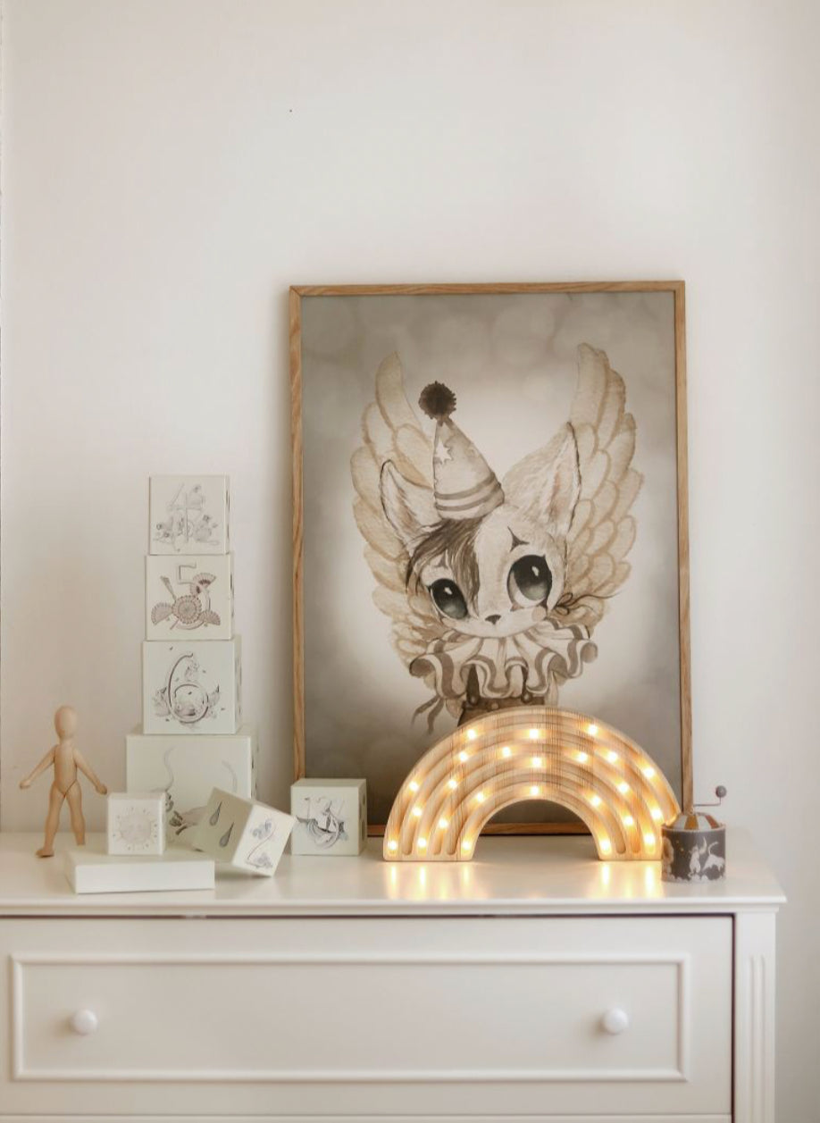 Little Lights Lamp Regenboog - Naturel image 1