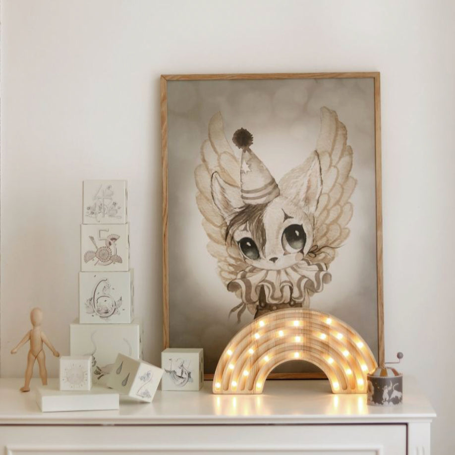 Little Lights Lamp Regenboog - Naturel image 1