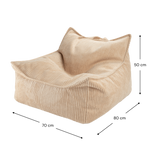 Wigiwama Zitzak voor kinderen - Brown Sugar Beanbag Chair image 4