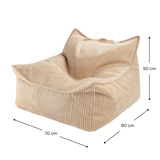 Wigiwama Zitzak voor kinderen - Brown Sugar Beanbag Chair image 4