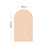Ferflex Pink Beige Arche magneetbord - Luipaardmotief - 1mx58cm