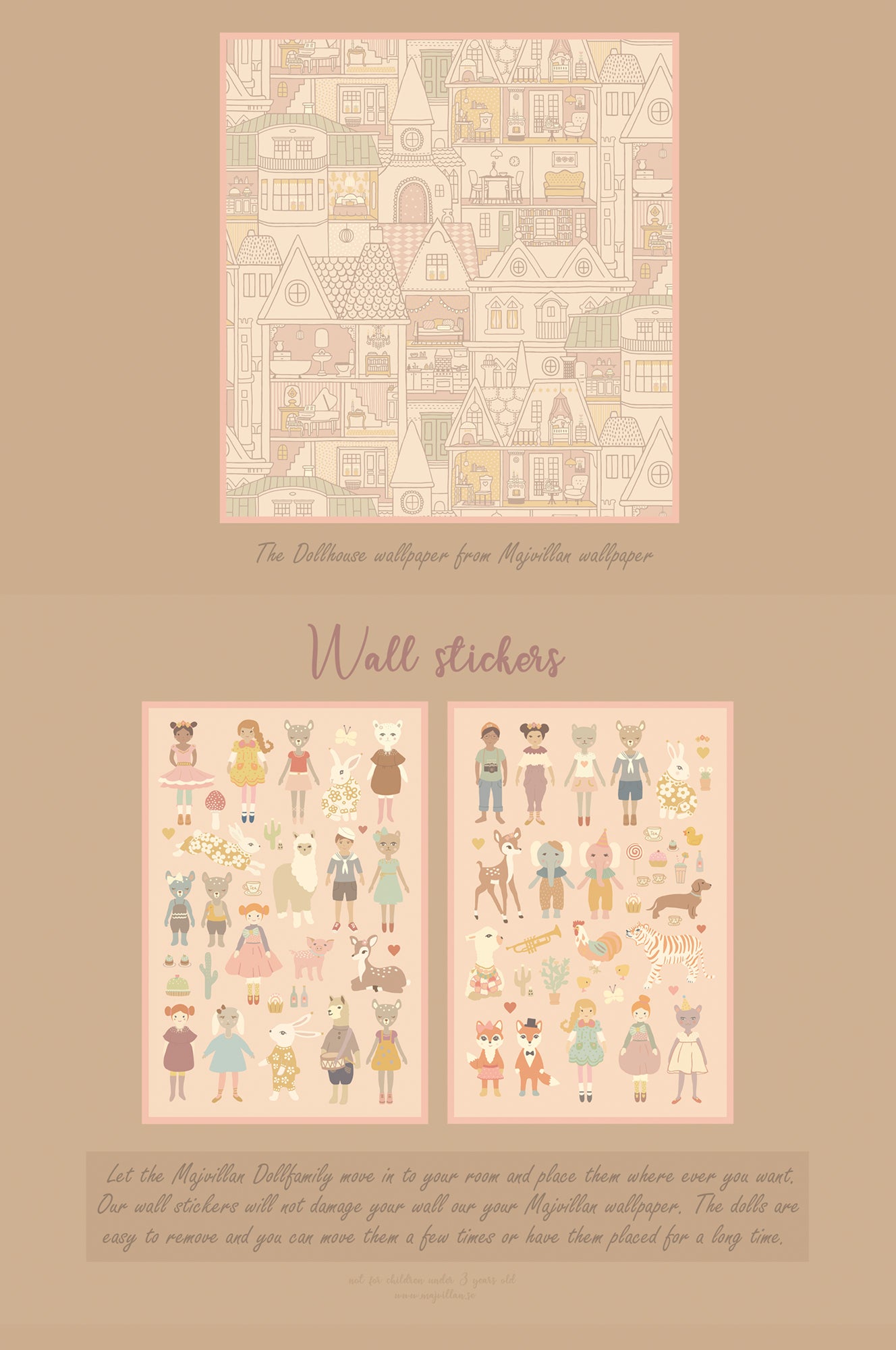 Majvillan Muurstickers image 5