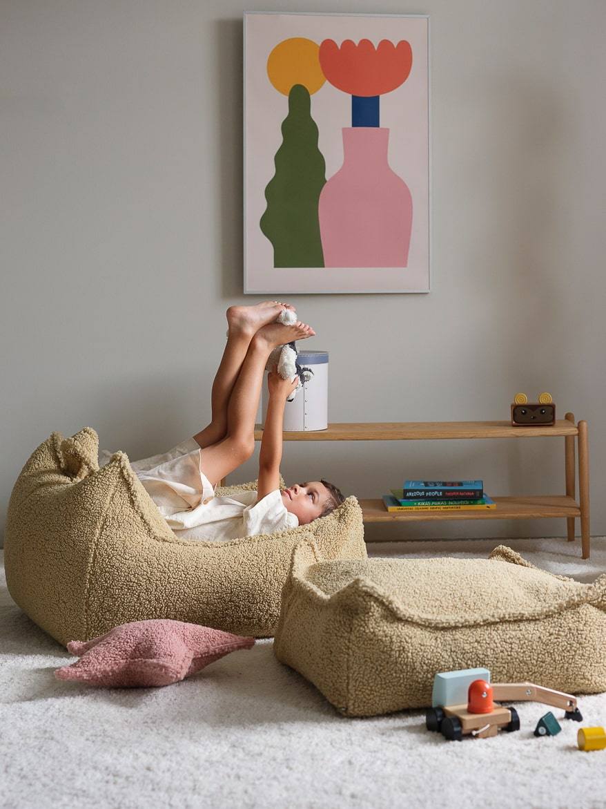 Wigiwama Zitzak voor Kinderen - Matcha Beanbag Chair image 3