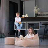 Wigiwama Zitzak voor kinderen - Brown Sugar Beanbag Chair image 3