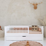 Bed Lourdes Wit met Lade - 90x190cm image 4