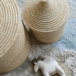 Gevlochten mand - Circus - Olifantsgras - naturel image 3