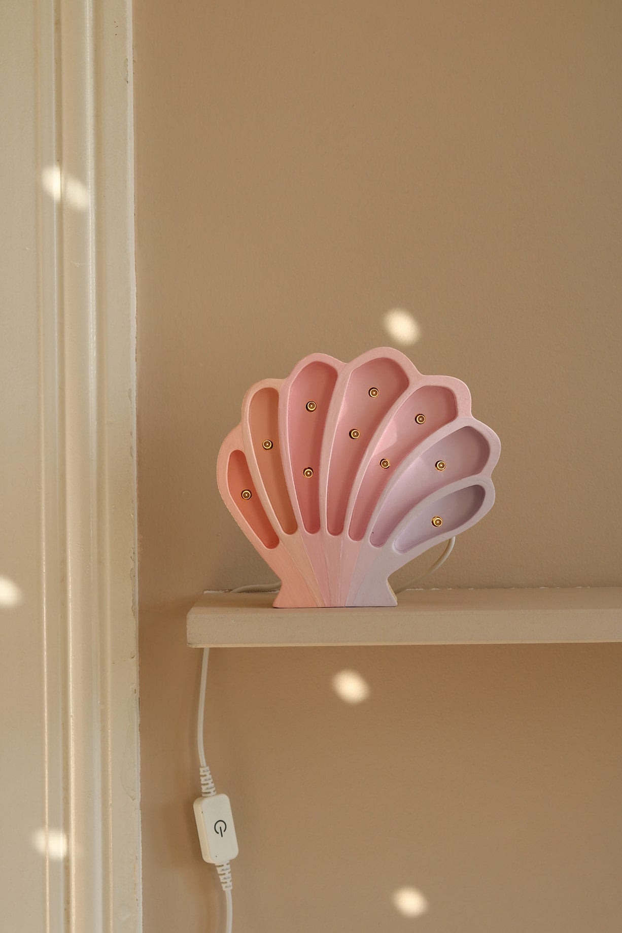 Little Lights Mini Lamp Schelp - Mermaids Pink - Roze image 1