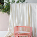 KARL & FRIC Ledikant Nox - Roze met rode poten - 60x120cm image 7