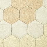 Lorena Canals Wasbaar Vloerkleed - Honeycomb - Honingraat Goud image 3