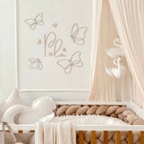 Houten Vlinders Muurdecoratie met Naam image 0