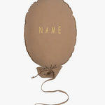 Ballon kussen - camel katoen image 2