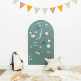 Ferflex Emerald Green Arch magneetbord — 1mx58cm