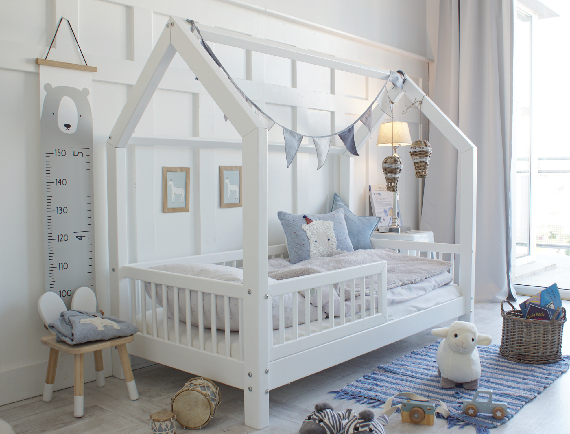 Bedhuisje Perle Wit - Eenpersoons 90x200cm image 2