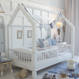 Bedhuisje Perle Wit - Eenpersoons 90x200cm image 2