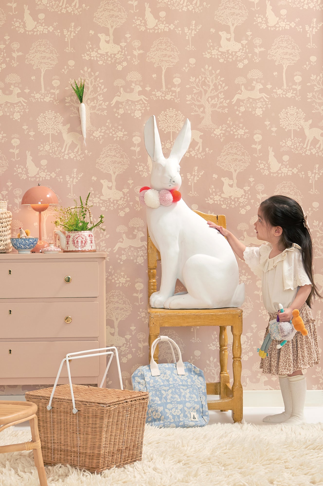 Majvillan Behang - Summer Fields - Dreamy Lilac image 0