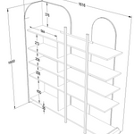 Wood Luck Boekenkast Bloom - Cashmere Grijs image 8