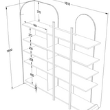 Wood Luck Boekenkast Bloom - Cashmere Grijs image 8