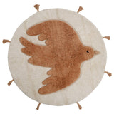 Nattiot - Vloerkleed Bohobird Toast - Vogel - ⌀110cm