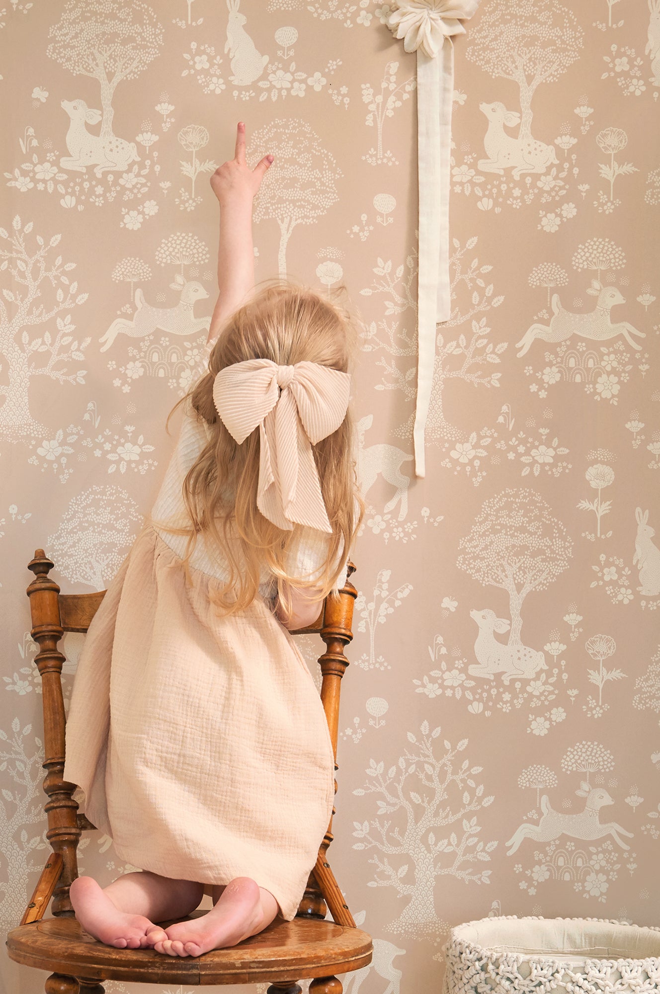 Majvillan Behang - Summer Fields - Dusty Pink image 0