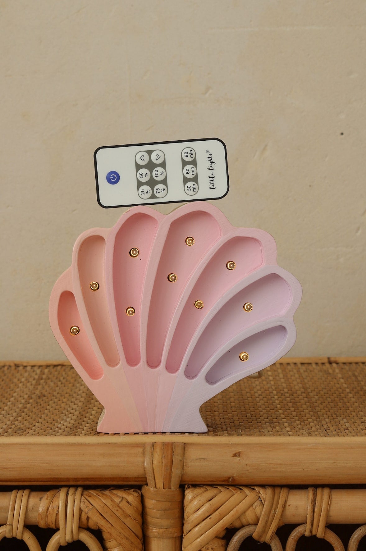 Little Lights Mini Lamp Schelp - Mermaids Pink - Roze image 4