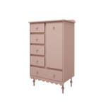 Wood Luck Hoge Ladekast Babushka - Roze image 0