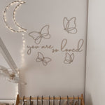 Houten Vlinders Muurdecoratie "You Are So Loved" image 0