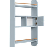 Wandrek Hout Pastel voor Kinderen - Blauw image 2