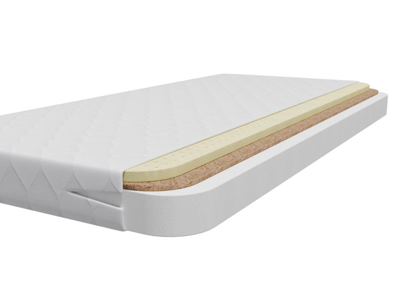 Coconut-Latex Matras voor ledikant - ronde hoeken - 140x70x10cm image 0