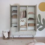 Wood Luck Kledingkast Babushka 3 Deurs - Roze image 3